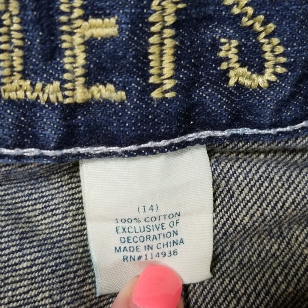 Baileys PT Levi Shorts | sz 14 - Picture 7 of 8